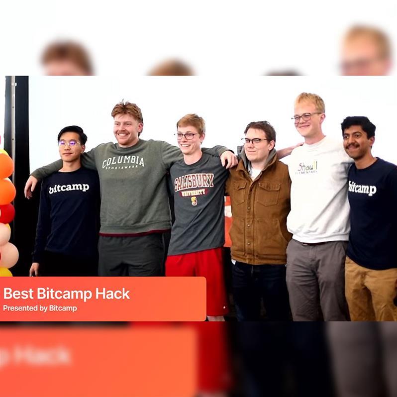 SU Team Earns First Place at Largest East Coast Hackathon